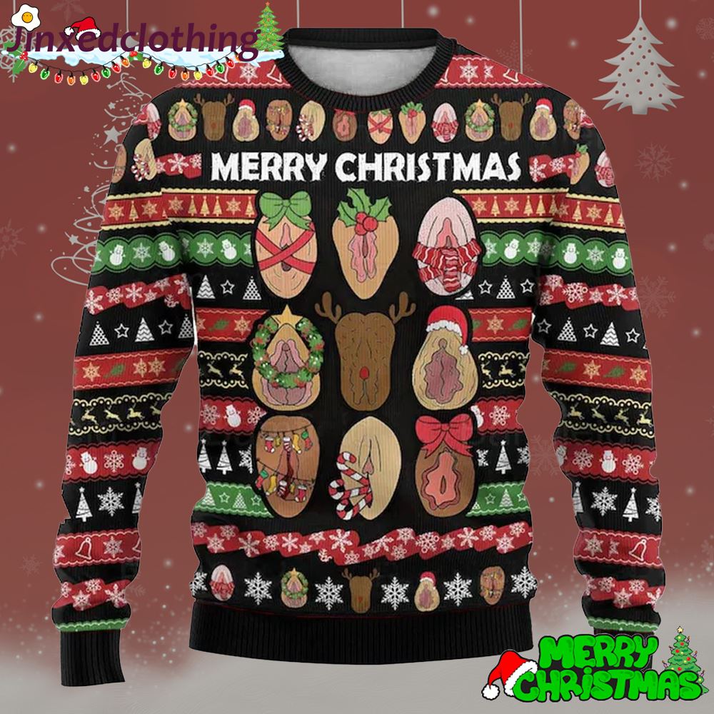 Merry Clitmas Christmas Print Casual Crewneck Sweatshirt Christmas 